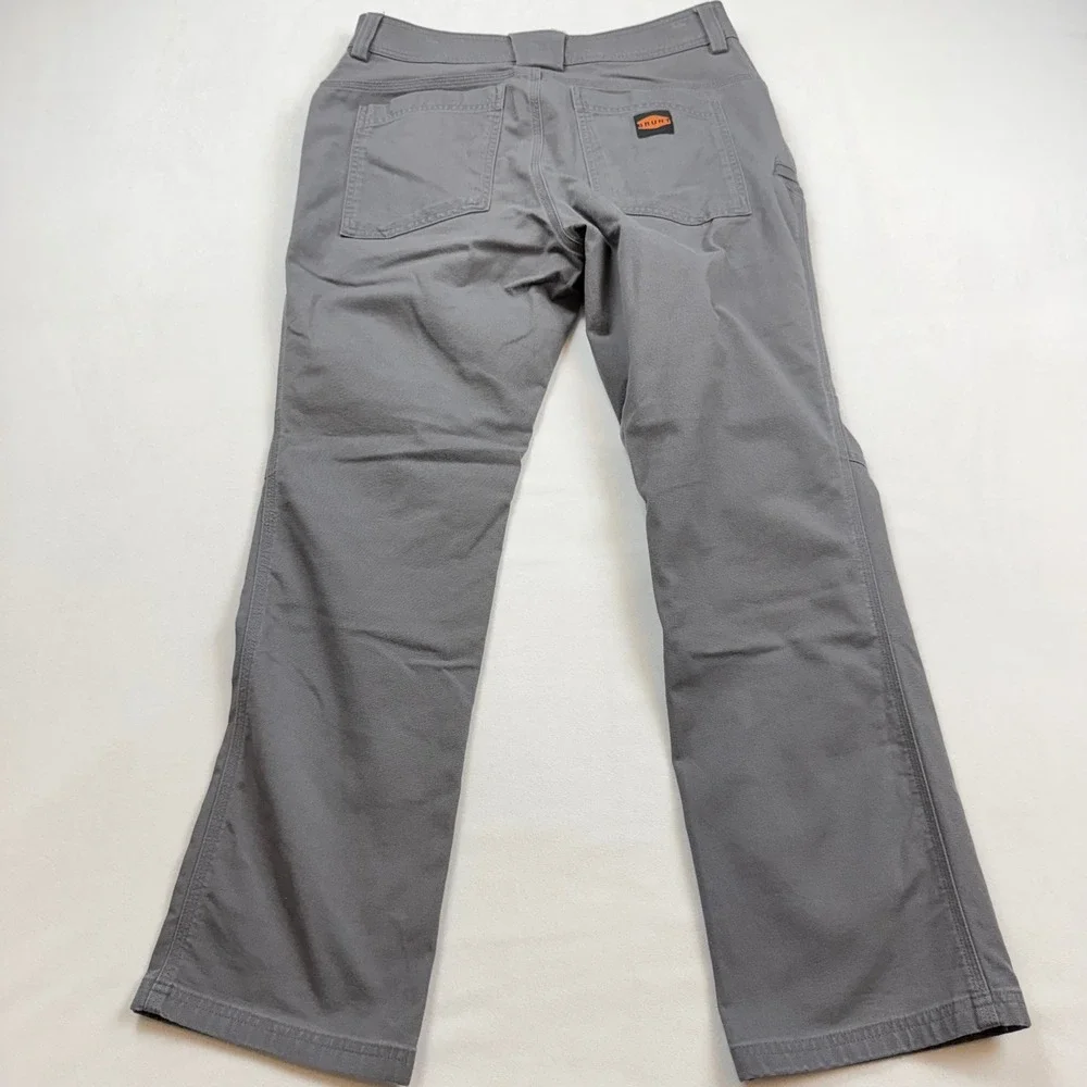 BRUNT The Torra Work Pant Mens 31x30 Grey Canvas‎ Articulated Knee Utility EUC